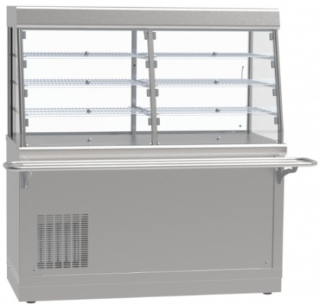 Прилавок-витрина холодильный ABAT ПВВ(Н)-70Х-С-01-ОК