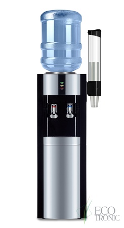 Кулер для воды Экочип V21-LF black-silver с холодильником