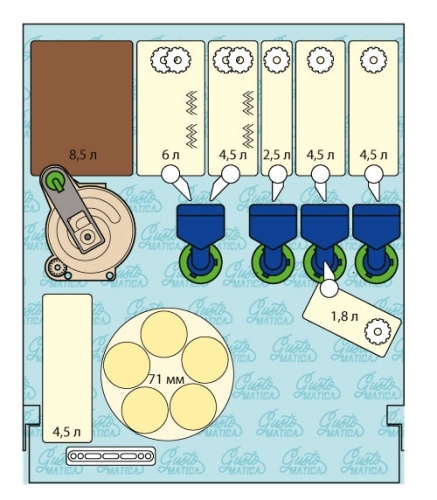 Кофейный торговый автомат NECTA Opera ESB 8