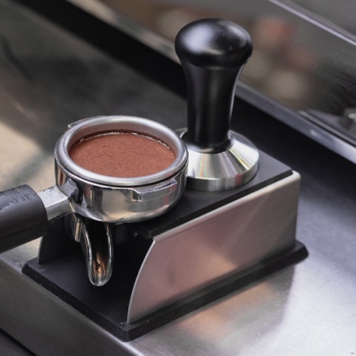 Темпер для кофе DOPPIO YF12 нерж. сталь, D=5,7, H=9,5 см, черный