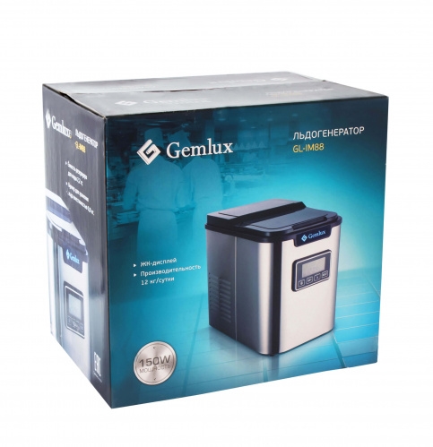 Льдогенератор GEMLUX GL-IM88 кубик