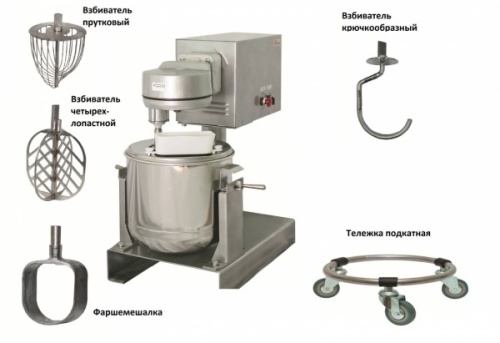 Универсальная кухонная машина ТОРГМАШ ПЕРМЬ УКМ-14 (Машина взбивальная МВ-25)