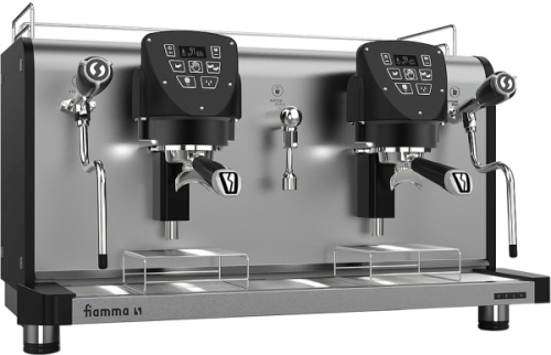 Кофемашина рожковая FIAMMA Vela Dual 2, 2 высокие группы, черный