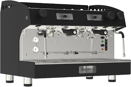 Кофемашина рожковая FIAMMA Caravel 2 TC Restyle 2 высокие группы, черный