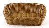 Корзинка пластиковая LUXSTAHL 210х145 мм коричневая [KT3053] кт1912