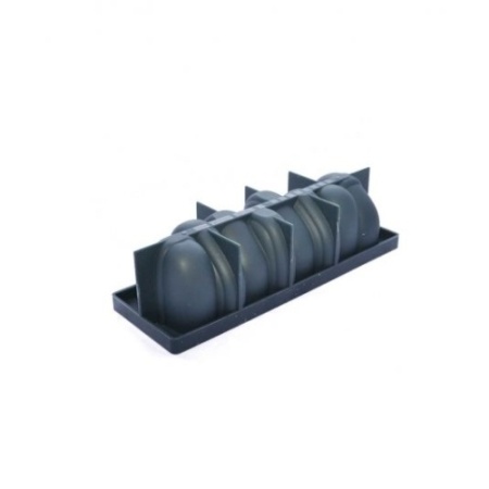 Форма для мороженого/суфле PAVONI 3D "Бильбао" 250х85мм h75мм (объем 1,15л), силикон фото
