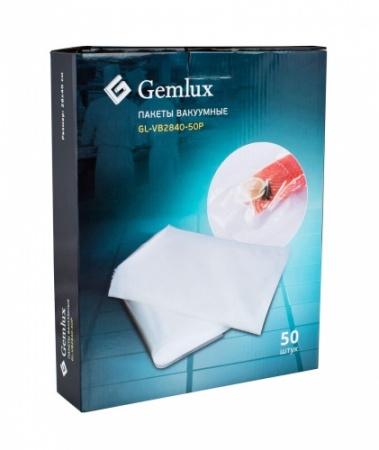 Пакет вакуумный GEMLUX GL-VB2840-50P фото