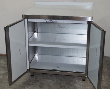 Стол производственный с распашными дверьми RESTOINOX СПЗР-14/7-Б фото
