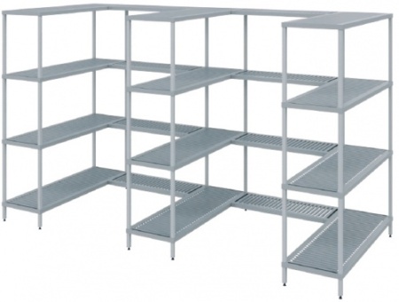 Стеллаж модульный POLAIR LOAD.ME poly 18AL.4PP40.16E фото