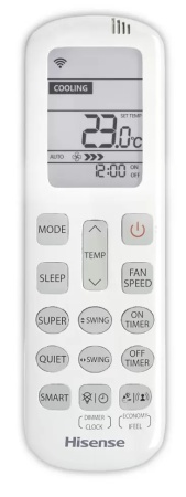 Сплит-система Hisense AS-13UW4RVETS00G/AS-13UW4RVETS00W Lux Design Super DC Inverter фото