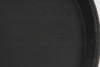 Поднос прорезиненный круглый LUXSTAHL 350х25 мм черный [1400CT Black] фото