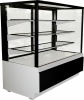 Витрина холодильная кондитерская CARBOMA KC70 VM 1,3-1 9006-9005 (ВХСв-1,3д Cube ТЕХНО)