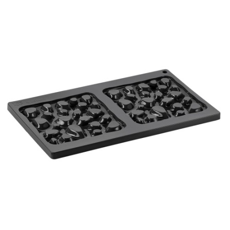 Форма для мороженого/суфле PAVONI 3D "TOP Губка" 135х135мм h10мм, 80мл, 2 ячейки, силикон фото