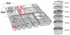 Гастроемкость LUXSTAHL из нержавеющей стали GN 1/4 265х164х65 мм [814-2] га19