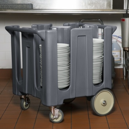 Тележка для посуды 83х70х81,5см CAMBRO DC1225 191 (гранитно-серый) фото