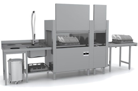 Машина посудомоечная туннельная APACH Chef Line LTPT200 WMR AYWX фото
