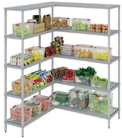 Стеллаж модульный POLAIR LOAD.ME poly 18AL.4PP40.16E фото