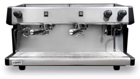 Кофемашина рожковая COFFF Live 2 GR S 2 высокие группы черный фото