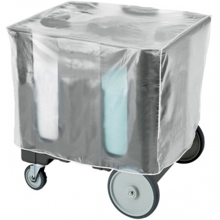 Тележка для посуды 73х60,5х81,5см CAMBRO DC825 191 (гранитно-серый) фото