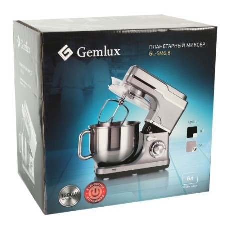 Планетарный миксер GEMLUX GL-SM6.8GR фото
