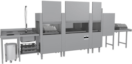Машина посудомоечная туннельная APACH Chef Line LTTT210 WMRHD фото