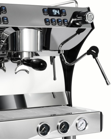 Кофемашина рожковая MANIFESTA Professionale 2 высокие группы, металлич фото