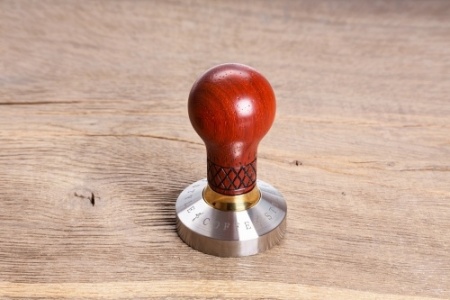 Темпер для кофе COFFEE Style elit plus 58 мм, красное дерево фото